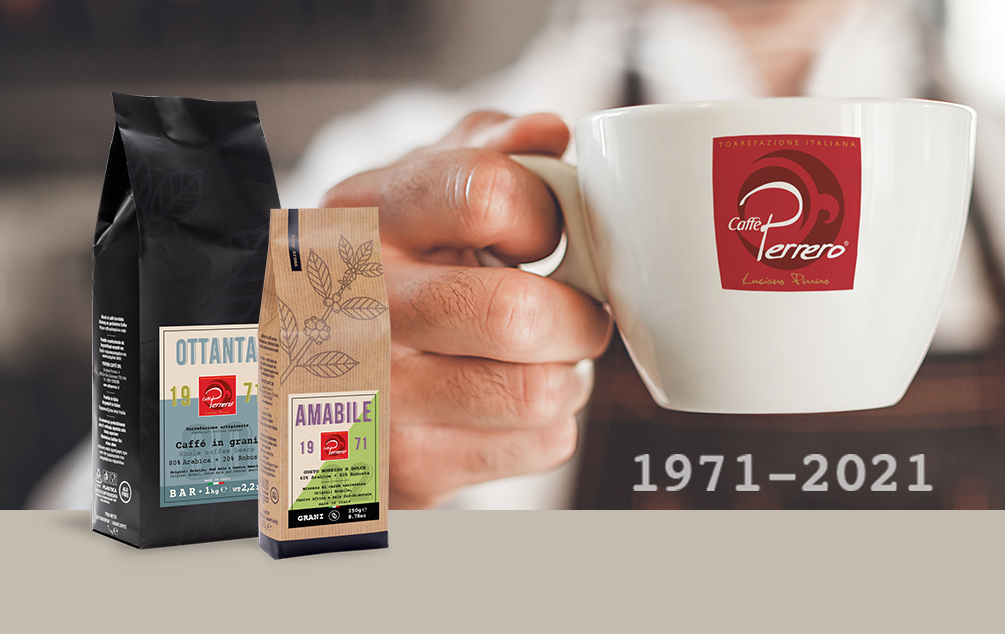 Cinquant’anni di Caffè Perrero: una passione di famiglia